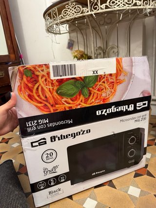 Microondas Grill de Orbegozo Negro