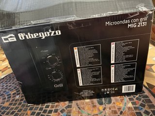 Microondas Grill de Orbegozo Negro