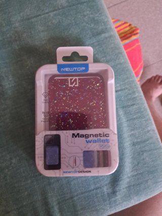 NEWTOP Magnetic Wallet Rosa/Viola