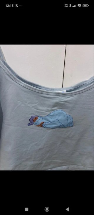 Pijama Corto Tirantes Barrio Sésamo Talla XL