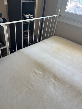 Cama forja blanca 160 Disponible a partir 15/09