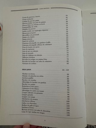 Libro de Karlos Arguiñano. El menú de cada día