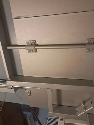 Mesa cristal plegable metal