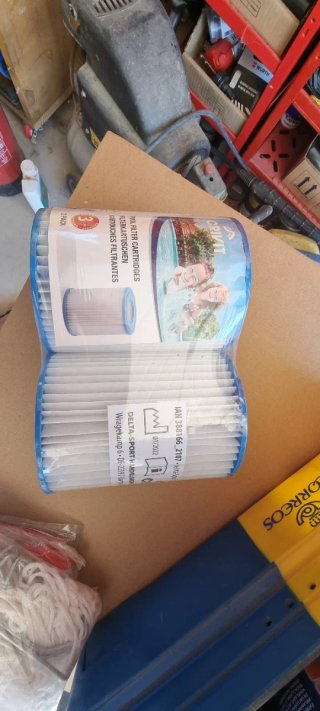 Filtros Piscina CRIVIT Tipo 2 (2 Unidades)