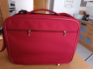 Bolso de viaje Samsonite rojo
