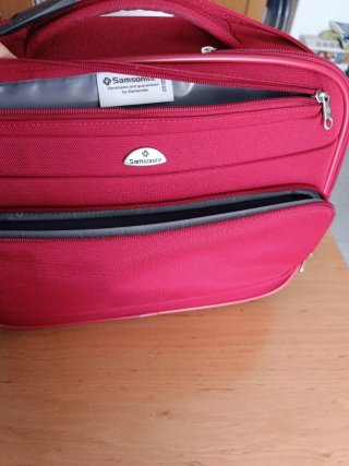 Bolso de viaje Samsonite rojo