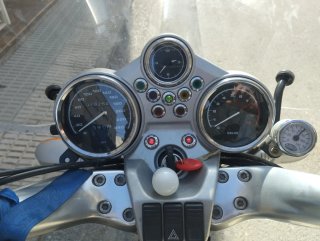 BMW R850R Beige/Plata