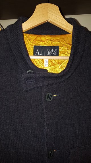 Chaqueta Armani Jeans Negra Talla XXL