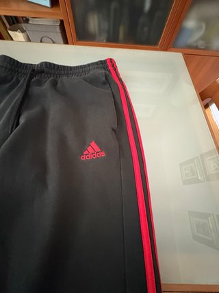 Conjunto Adidas Chándal Rojo y Negro