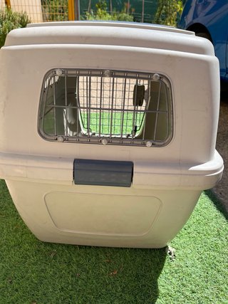 Transportín perro mediano beige/gris. Marchioro