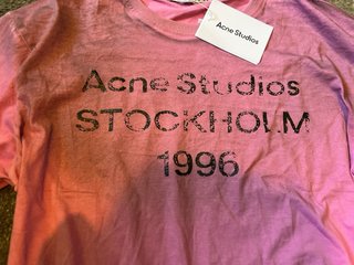 Camiseta Acne Studios Rosa Talla L