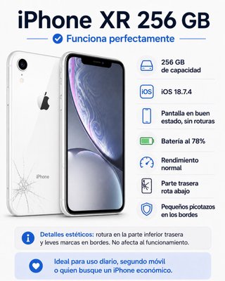 iPhone XR 256 GB Bianco
