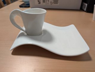 Taza y plato Villeroy & Boch