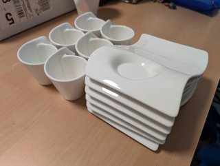 Taza y plato Villeroy & Boch