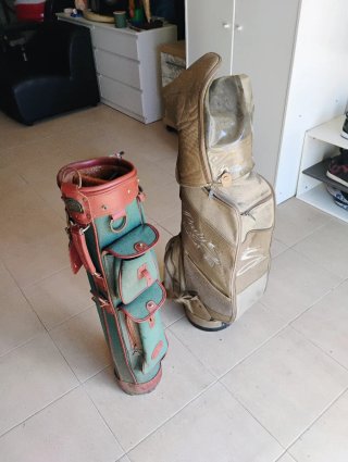 Lote 2 Bolsas de palos de golf antiguas