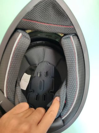 Casco Moto Integral Talla M Negro Mate