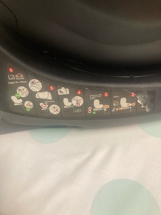 Silla de coche giratoria para bebé