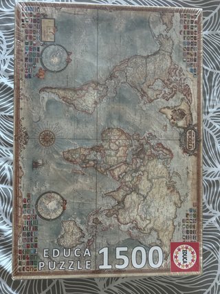 Puzzle Educa 1500 piezas Mapa del Mundo