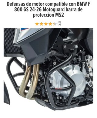 Defensas BMW F800GS 2024