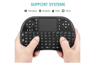 Rii Mini i8 Teclado Ergonómico con Touchpad