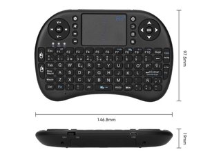 Rii Mini i8 Teclado Ergonómico con Touchpad