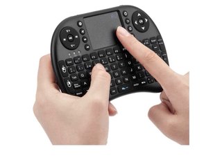 Rii Mini i8 Teclado Ergonómico con Touchpad