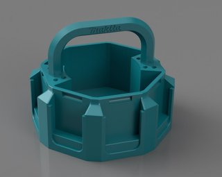 Soporte Porta 8 Baterías MAKITA 18V