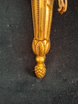 Coppia Applique vintage francese 2 lampade da pare