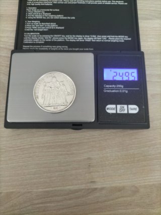 Moneda 10 Francos Franceses 1968 de plata