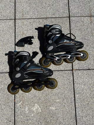 Patines en línea Fila negros adulto