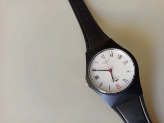 Reloj L WATCH Unisex Cuarzo Blanco sumergible