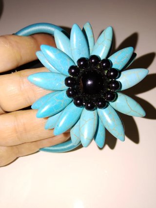Bracciale Amila fiore turchese