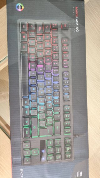 Teclado Gaming Mars Gaming MK02 FRGB