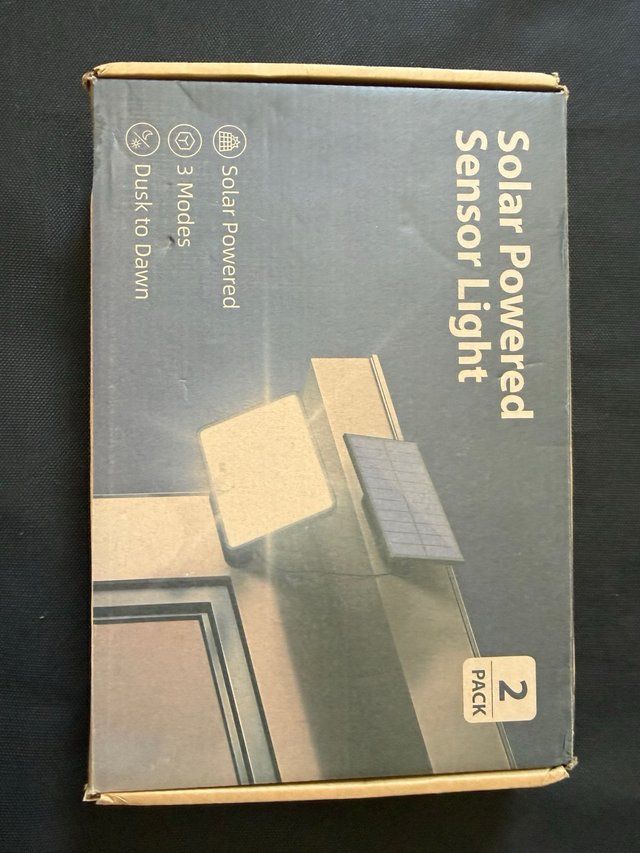 Pack 2 Luces Solares LED Exterior con Sensor