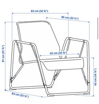 Sillón gaming IKEA BRÄNNBOLL gris/negro