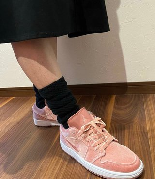 Nike Jordan 1 Low Rosa Terciopelo