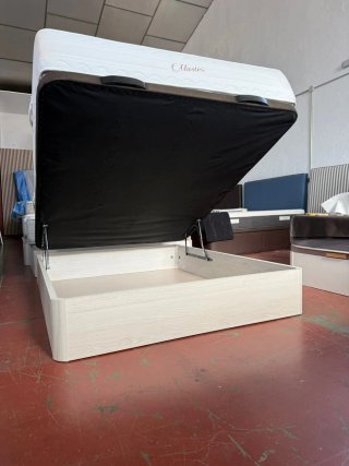 Canapé Madera Tapa 3D+Colchón donkoi Visco150x190