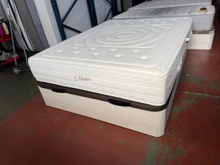 Canapé Madera Tapa 3D+Colchón donkoi Visco150x190