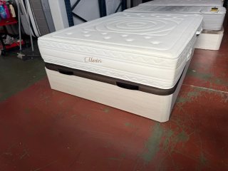 Canapé Madera Tapa 3D+Colchón donkoi Visco150x190