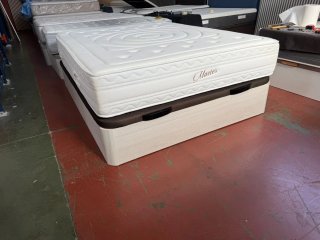 Canapé Madera Tapa 3D+Colchón donkoi Visco150x190