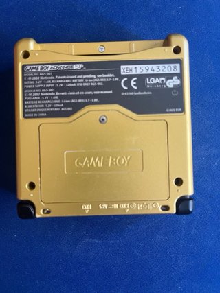 Nintendo Game Boy Advance SP Dorado