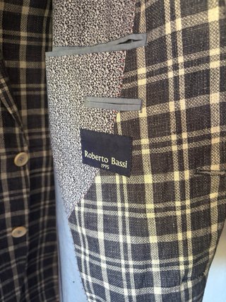 Chaqueta de cuadros hombre
