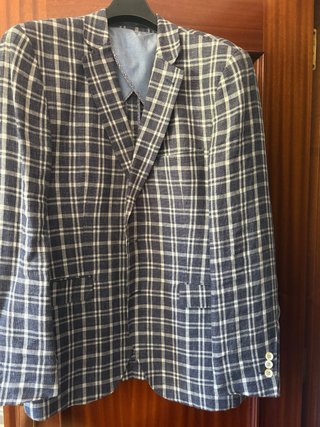 Chaqueta de cuadros hombre