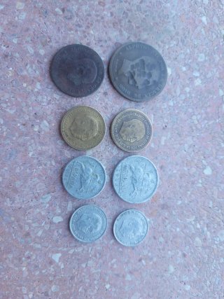 Lote 8 Monedas Antiguas España