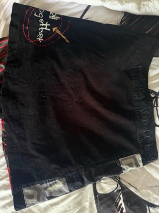 Falda Desigual Patchwork vintage