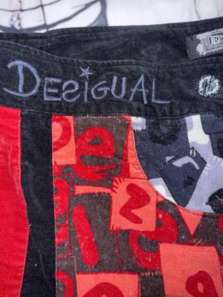 Falda Desigual Patchwork vintage