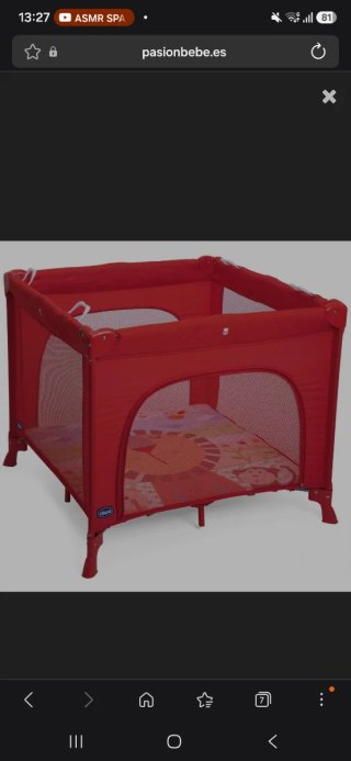 Parque infantil Chicco rojo