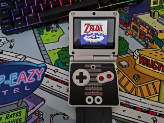 Game Boy Advance SP IPS V2 - Edición NES / Famicom
