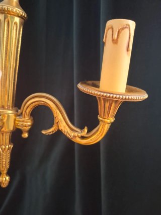Applique Lampada Parete Francese Vintage Oro