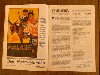 Revista Feria y Fiestas de Málaga 1946